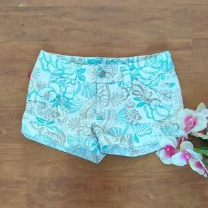 VINTAGE: BONGO Cargo Shorts with Floral Design